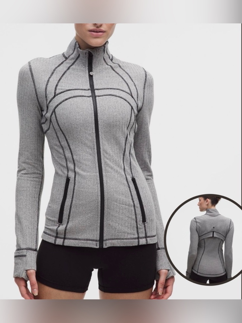 Lululemon Herringbone Full-Length Define Jacket Size 6